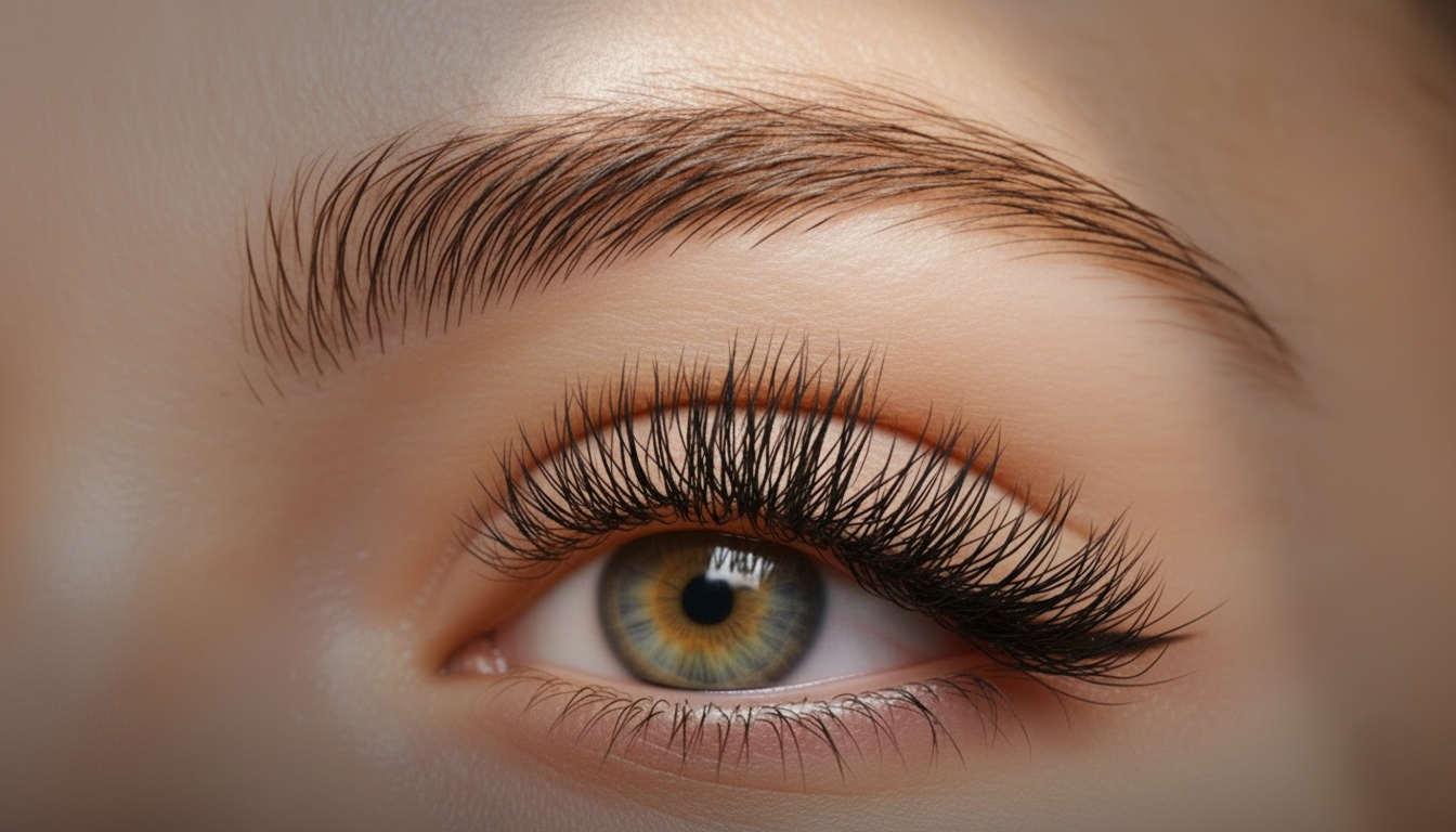 Lash extensions close-up – Cristina Arenas Beauty Studio, Benalmádena